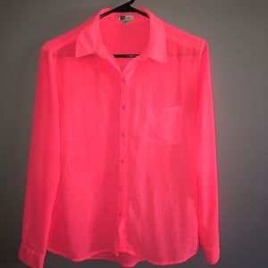 Bright Pink Blouse